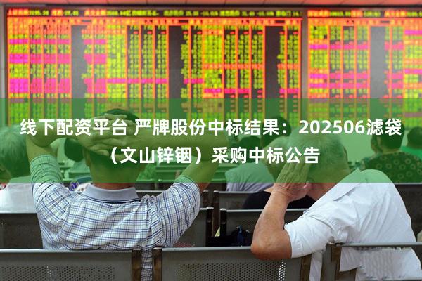 线下配资平台 严牌股份中标结果：202506滤袋（文山锌铟）采购中标公告